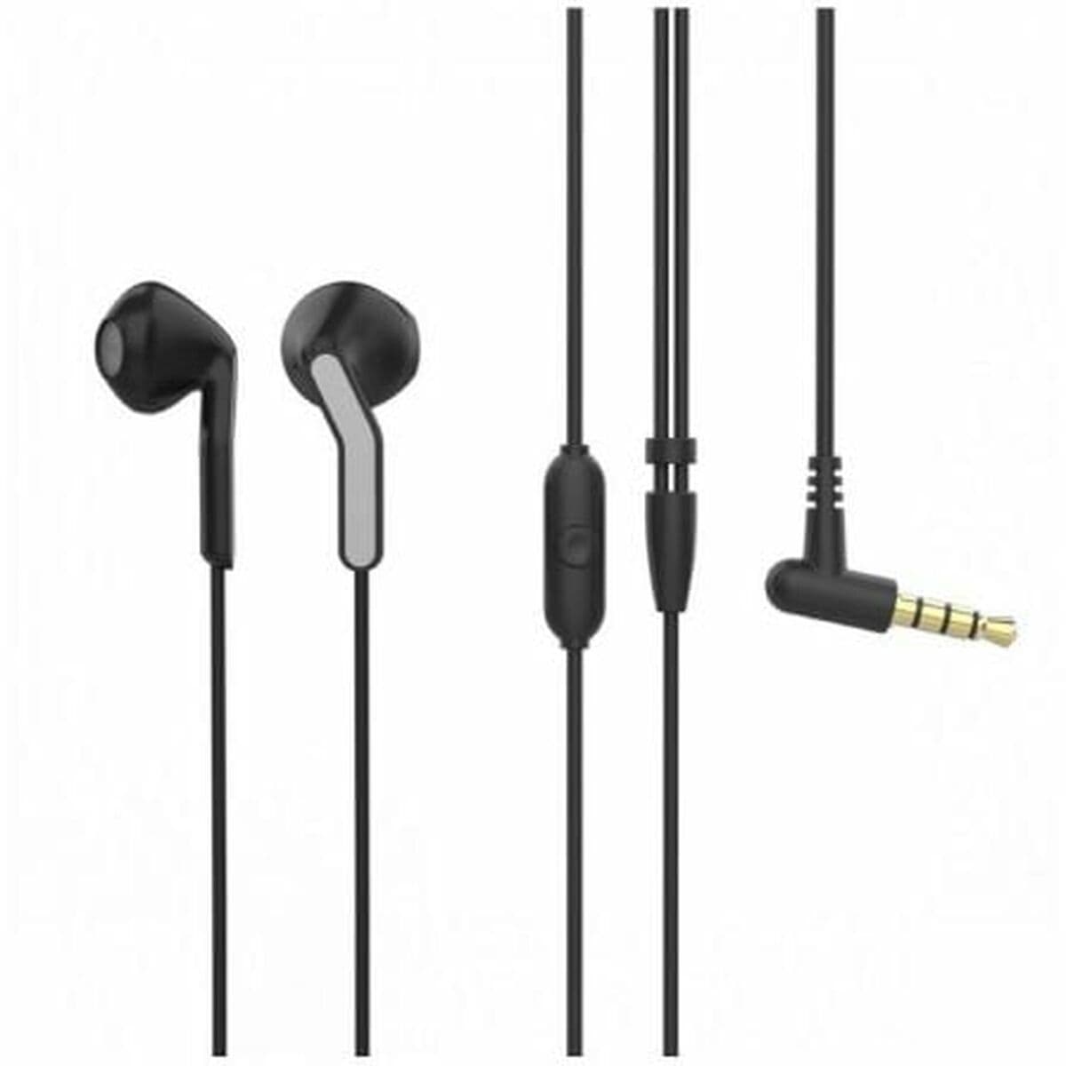 Casques avec Microphone Muvit E56 Noir