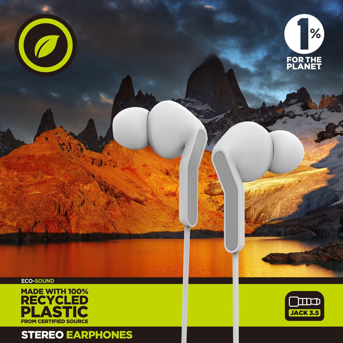 Casque Muvit for Change E57 Blanc - Image 13