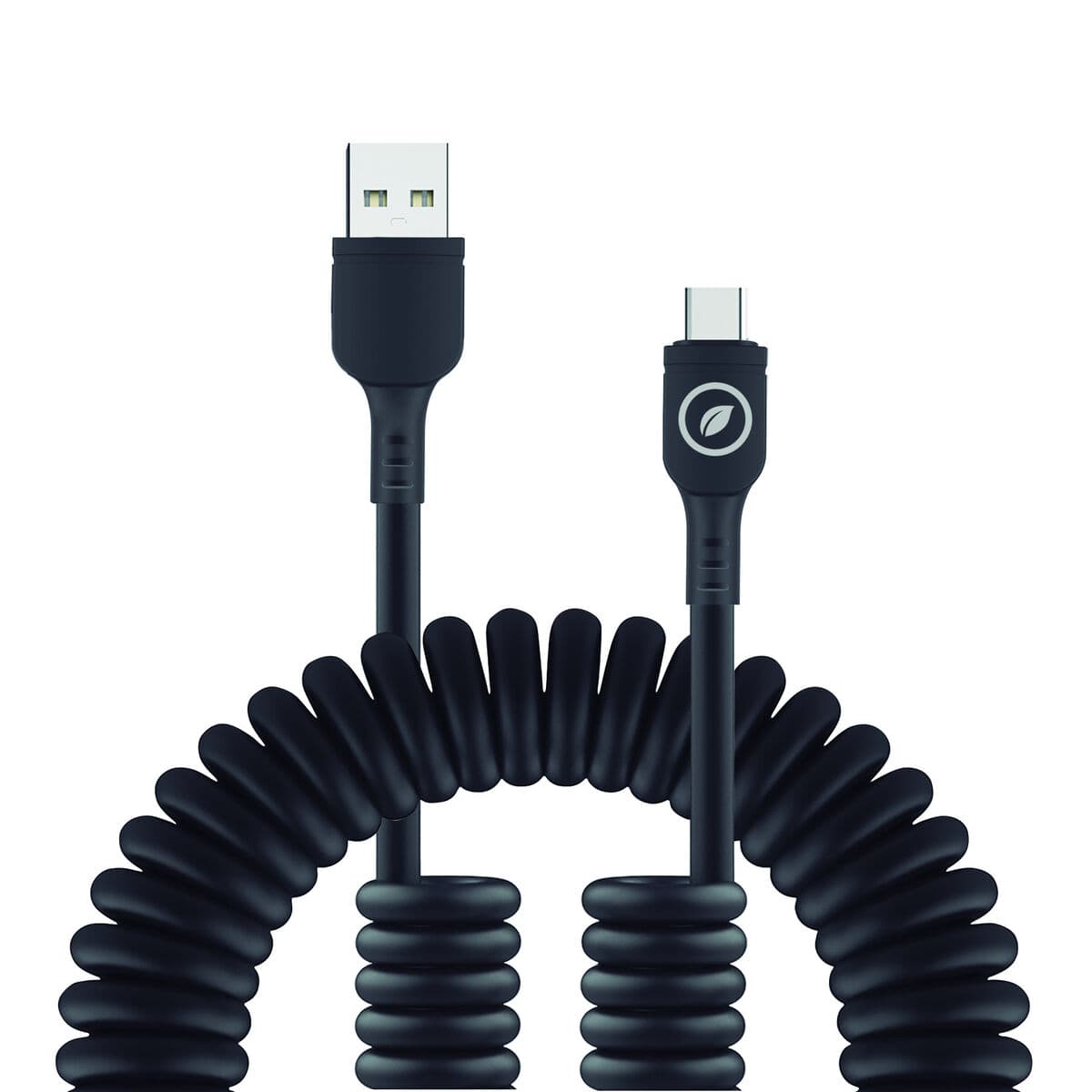 Câble USB A vers USB-C Muvit for Change Noir