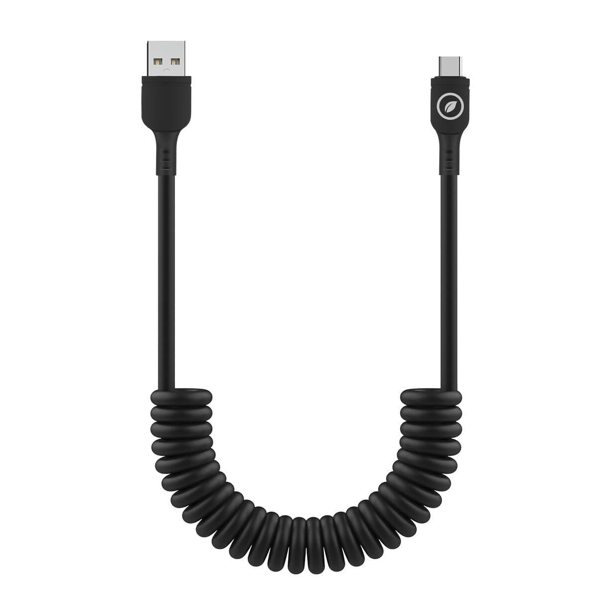 Câble USB A vers USB-C Muvit for Change Noir - Image 3