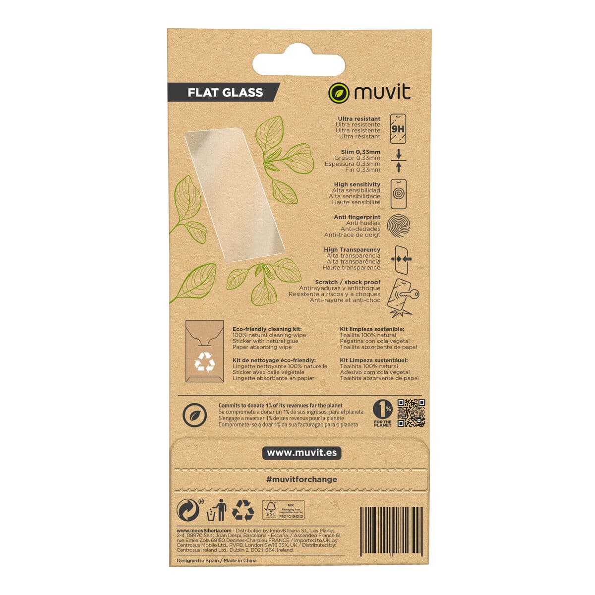 Film Protecteur pour Téléphone Portable Muvit for Change iPhone 15 Pro - Image 4