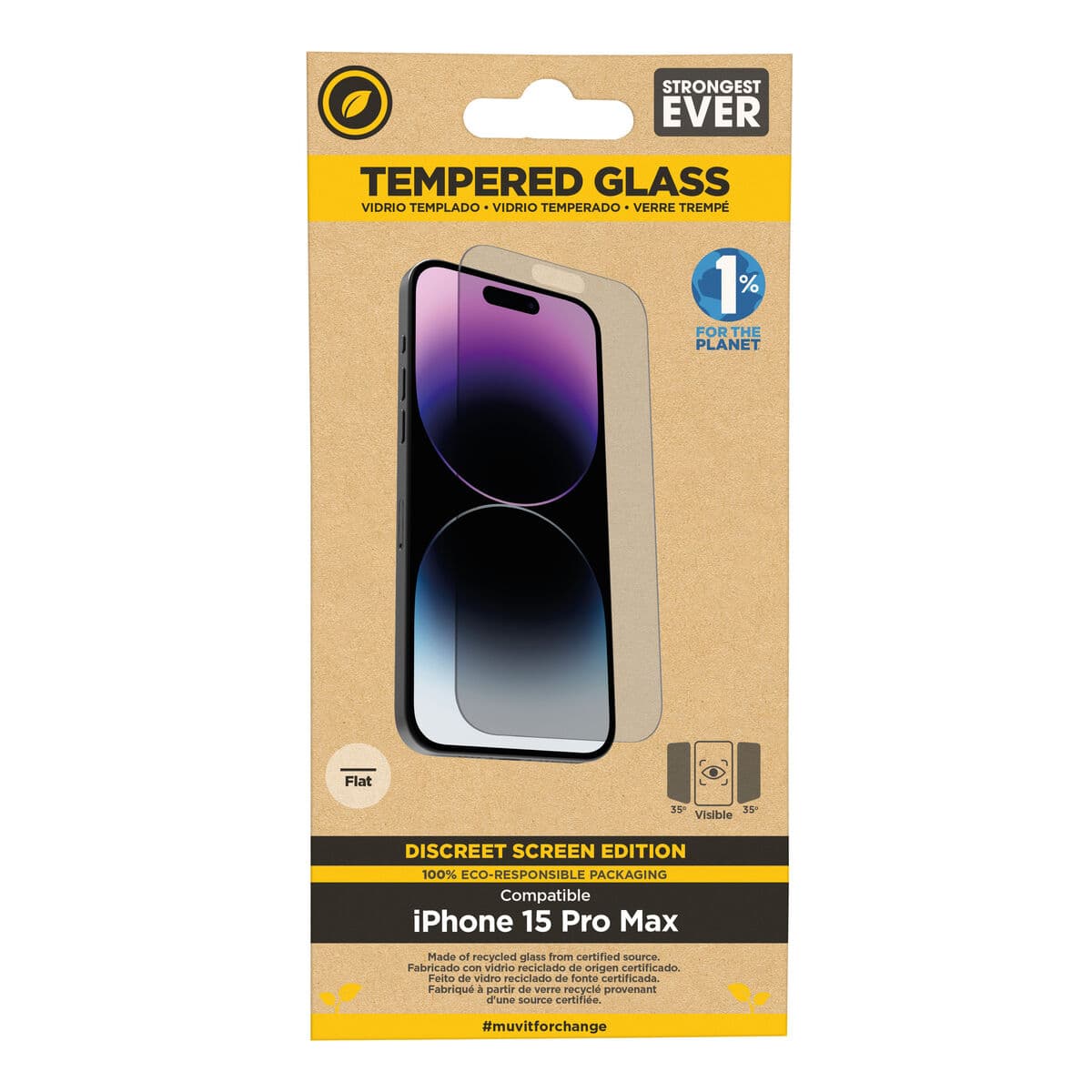 Film Protecteur pour Téléphone Portable Muvit for Change