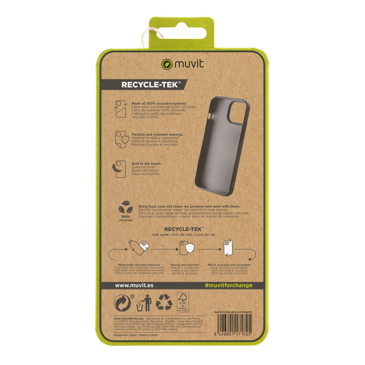 Protection pour téléphone portable Muvit for Change iPhone 15 iPhone 15 - Image 6