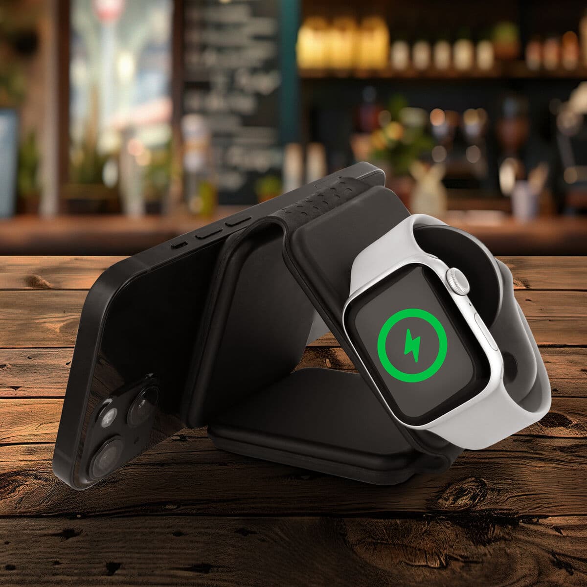 Cargador Inalámbrico Muvit for Change APH-WC101 Negro - Image 4