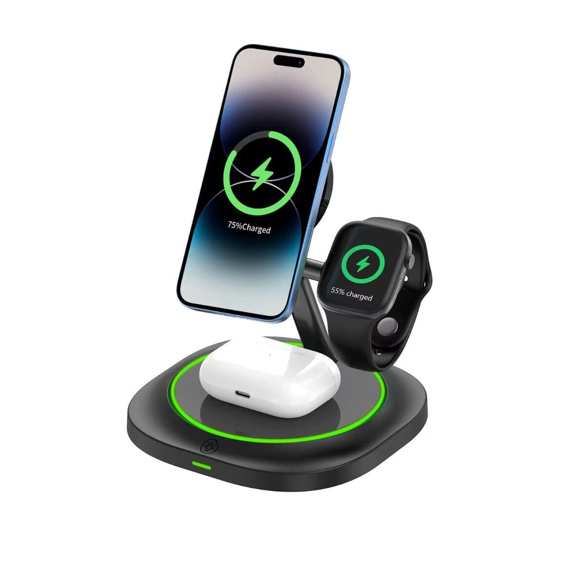 Cargador Inalámbrico Muvit for Change APH-MWC3 Negro - Image 13