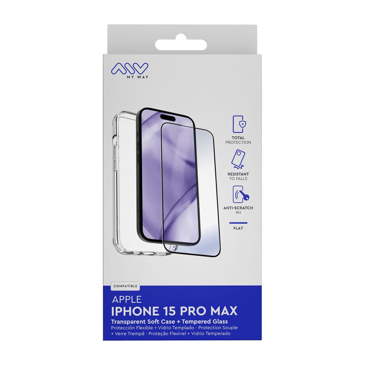 Housse et Protecteur pour Téléphone Portable Myway iPhone 15 Pro Max - Image 3