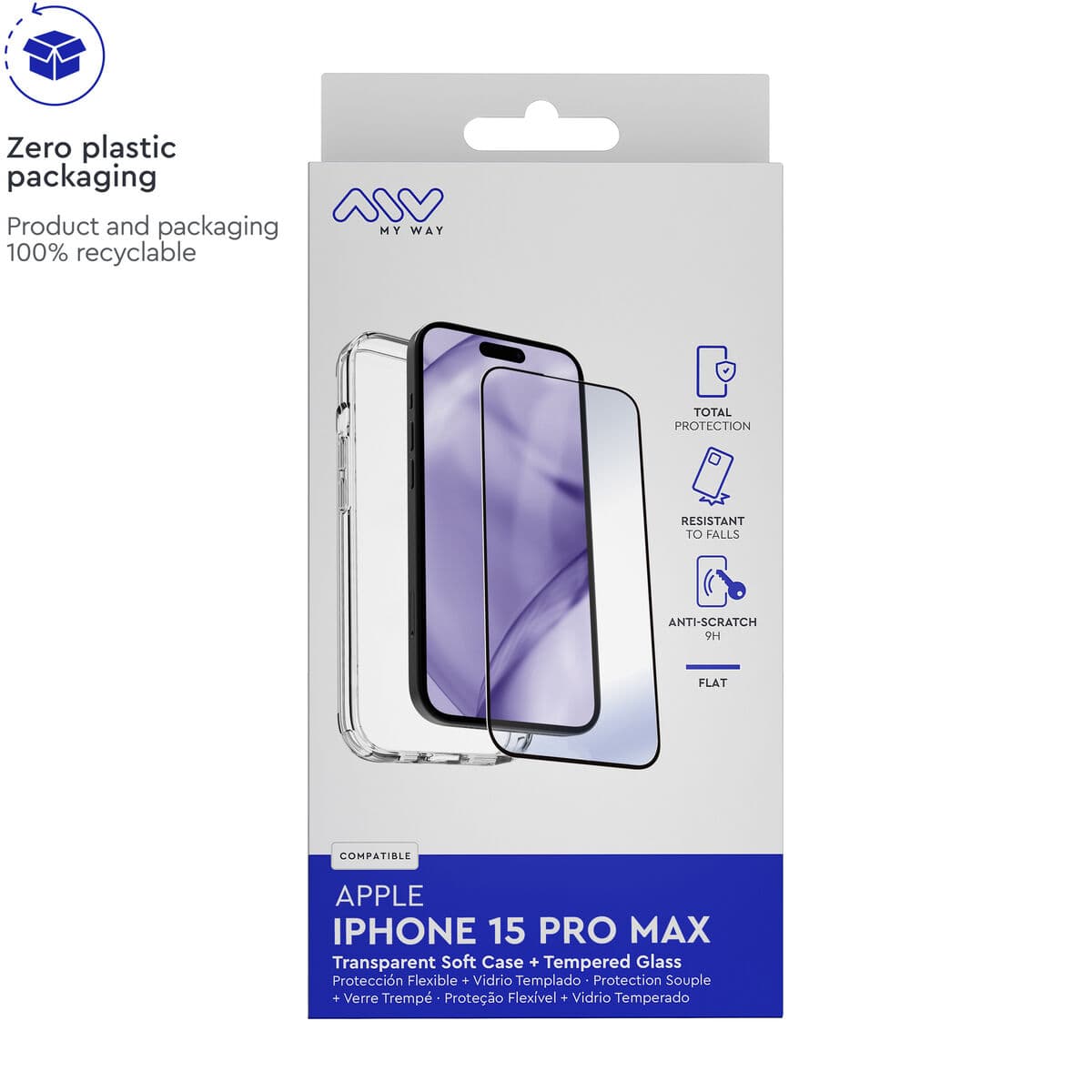 Housse et Protecteur pour Téléphone Portable Myway iPhone 15 Pro Max - Image 4