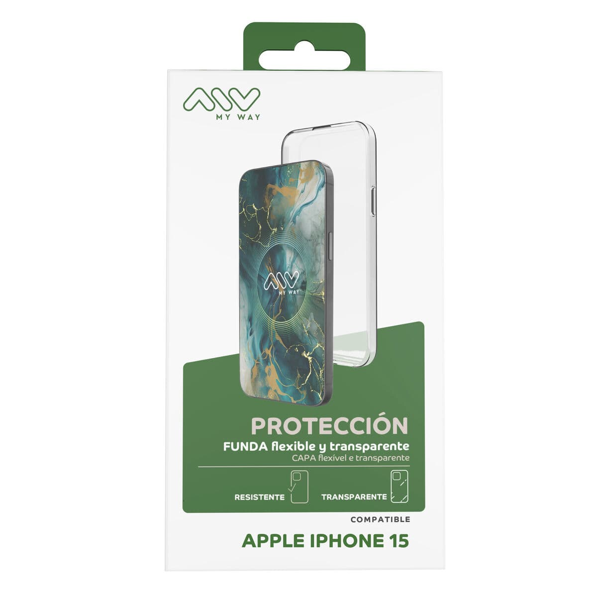 Protection pour téléphone portable Myway iPhone 15