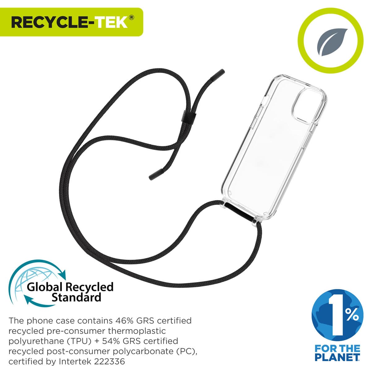 Protection pour téléphone portable Muvit for Change iPhone 15 Plus Transparent - Image 3
