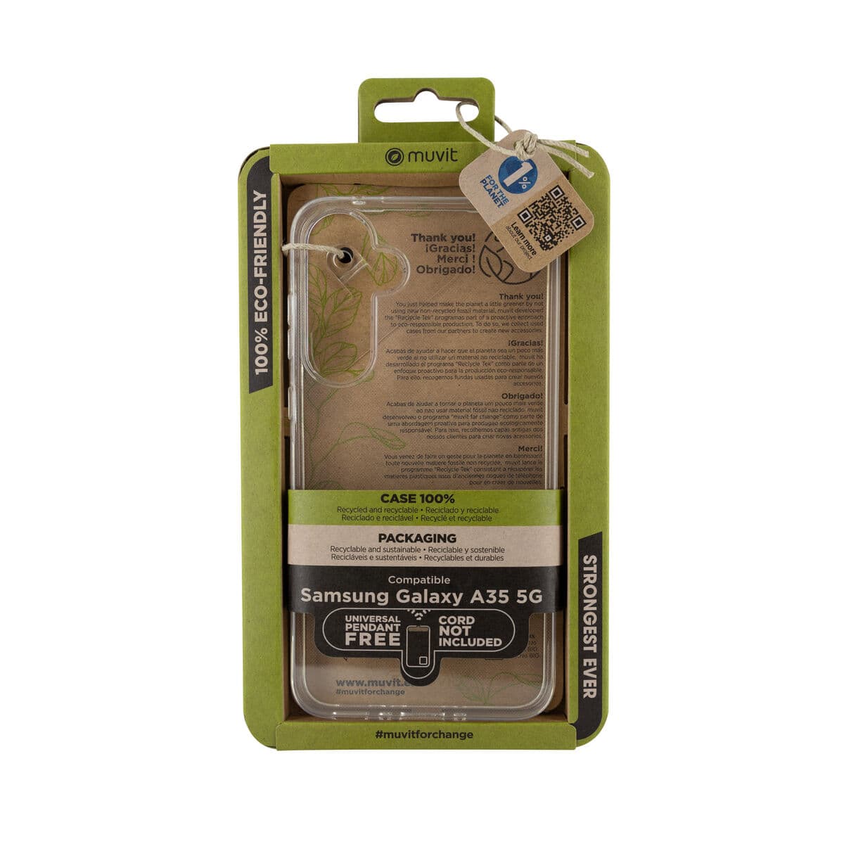 Protection pour téléphone portable Muvit for Change Galaxy A35 5G Samsung Galaxy A34 5G