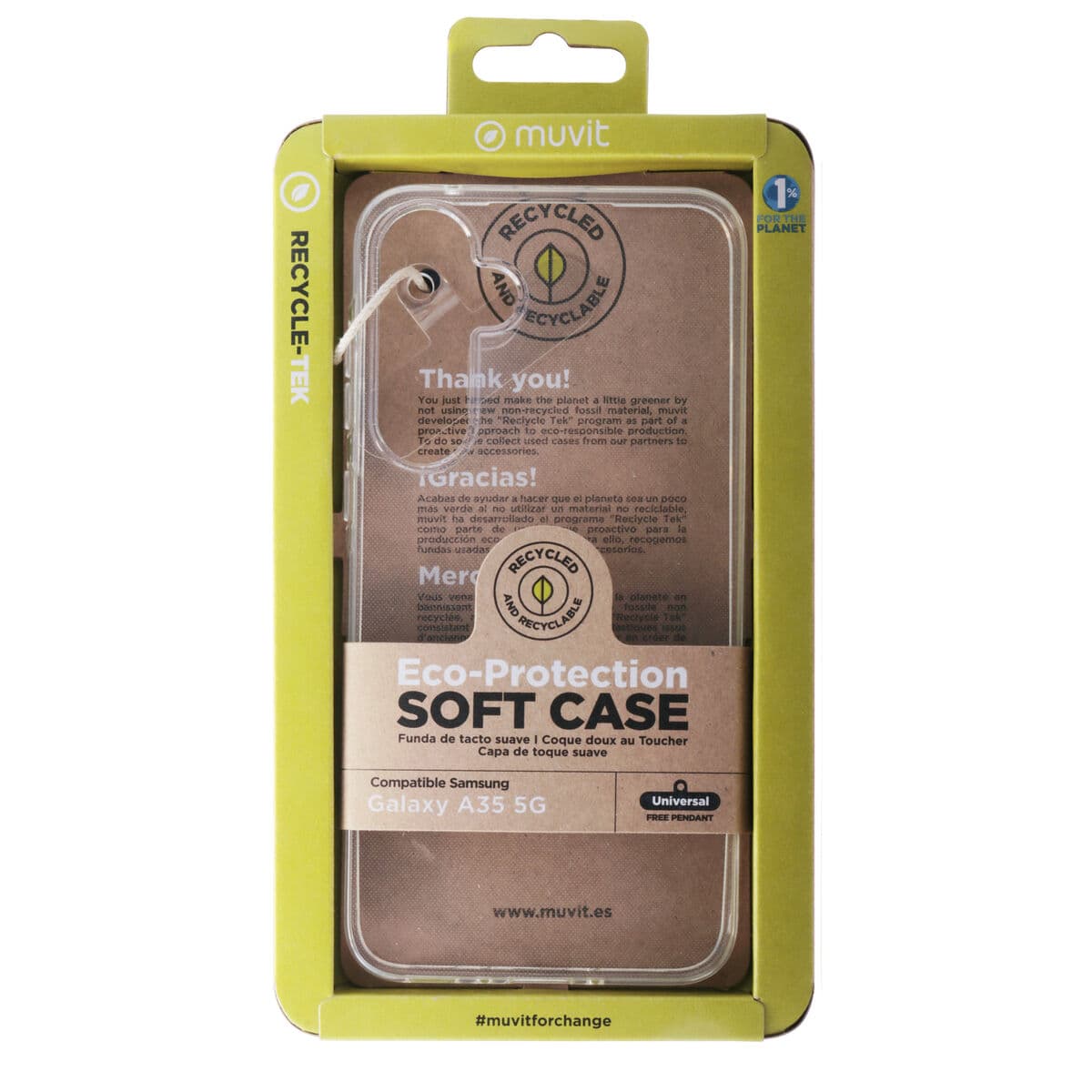 Protection pour téléphone portable Muvit for Change Galaxy A35 5G Samsung Galaxy A34 5G - Image 2