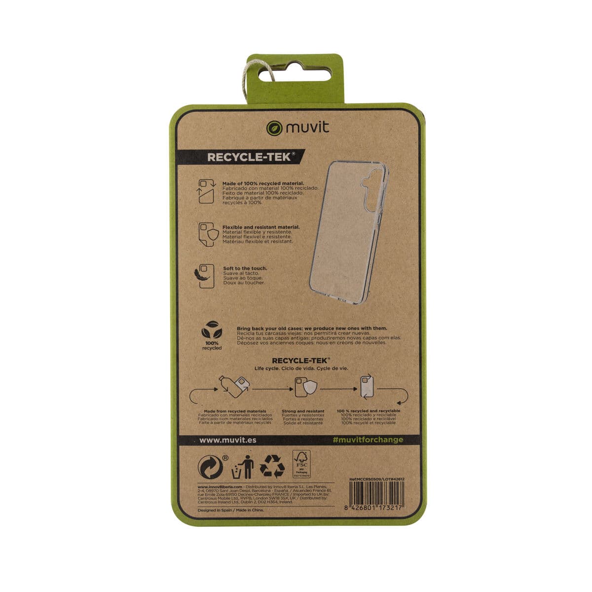 Protection pour téléphone portable Muvit for Change Galaxy A35 5G Samsung Galaxy A34 5G - Image 3