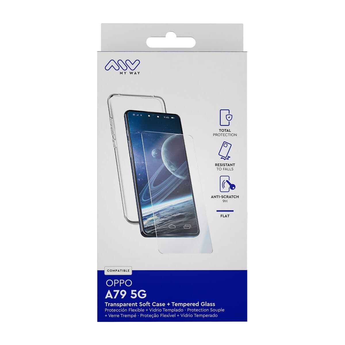 Housse et Protecteur pour Téléphone Portable Myway A79 5G Oppo A73 - Image 4