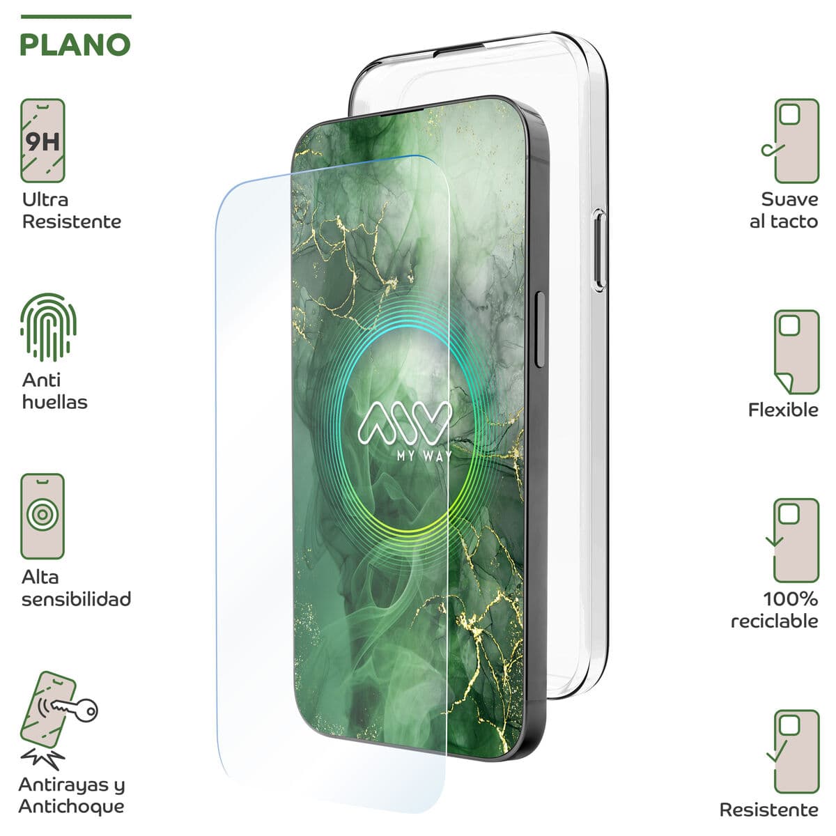 Housse et Protecteur pour Téléphone Portable Myway Galaxy A35 5G Samsung Galaxy A34 5G - Image 2