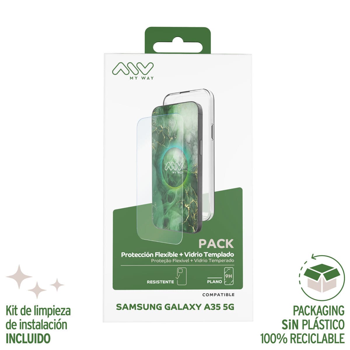 Housse et Protecteur pour Téléphone Portable Myway Galaxy A35 5G Samsung Galaxy A34 5G - Image 4