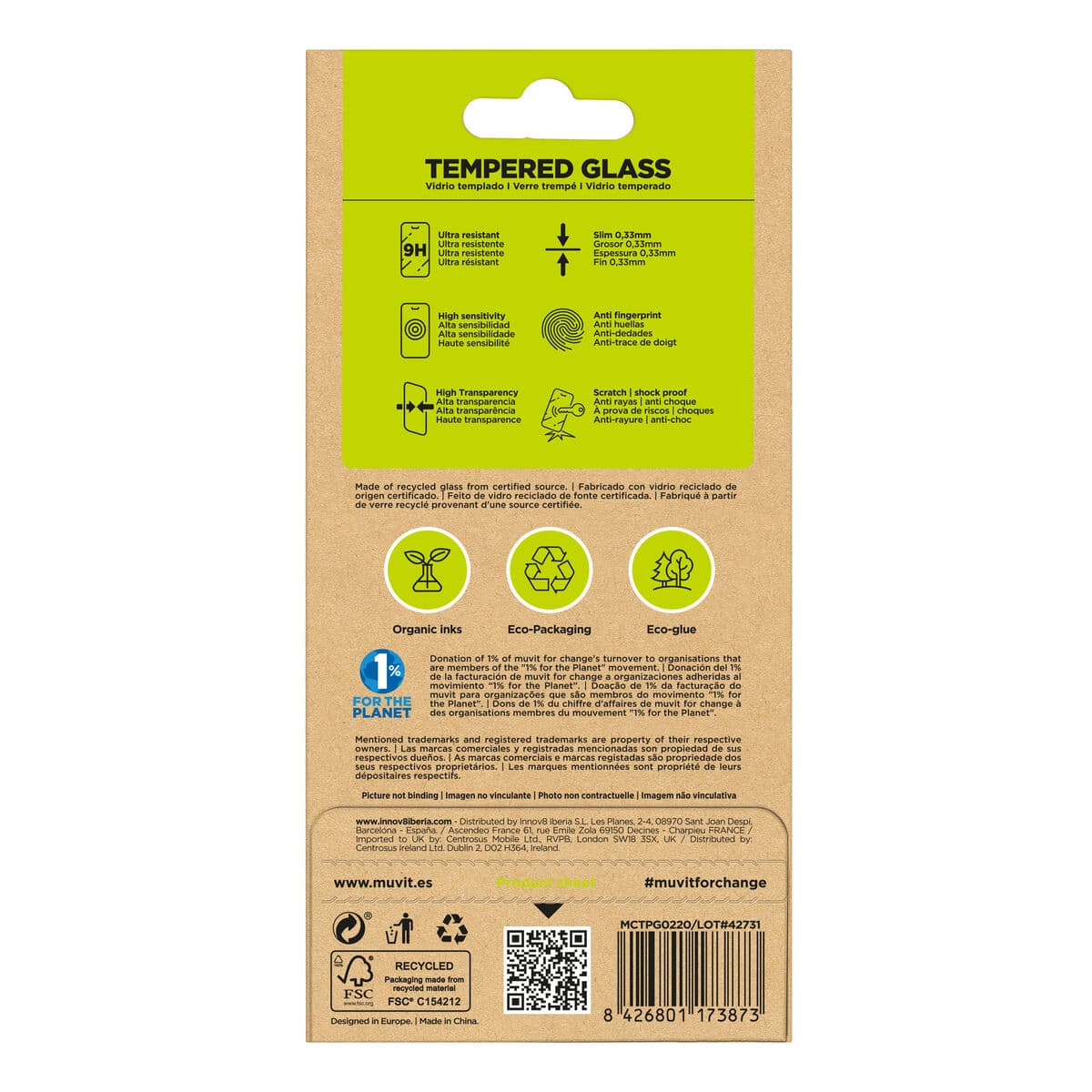 Film Protecteur pour Téléphone Portable Muvit for Change Galaxy A15 4G/5G - Image 5