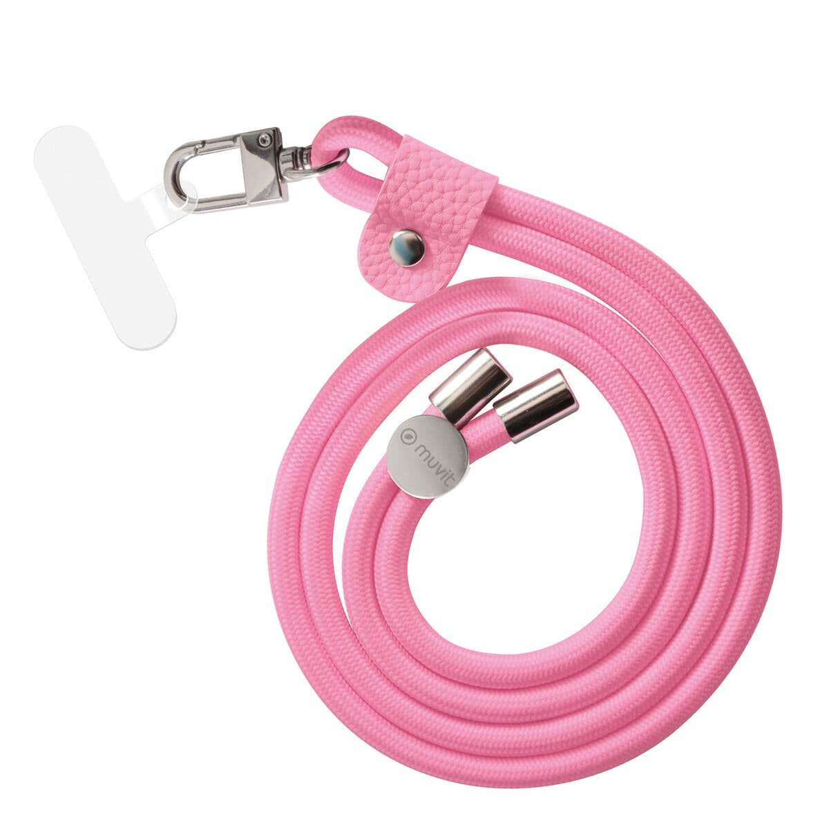 Cordon pour téléphone mobile Muvit for Change Rose
