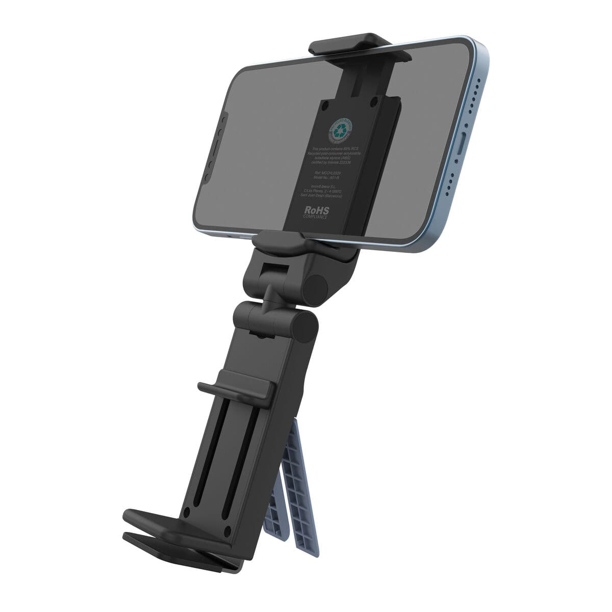 Moniasentoinen kännykkäteline kiinnittimellä Muvit MCCHL0009 Musta Muovinen - Image 14