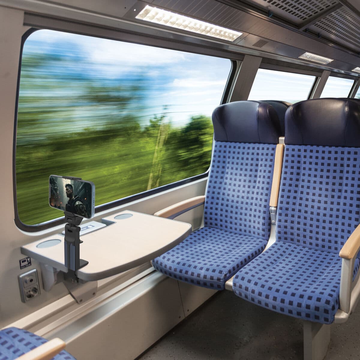 Moniasentoinen kännykkäteline kiinnittimellä Muvit MCCHL0009 Musta Muovinen - Image 18