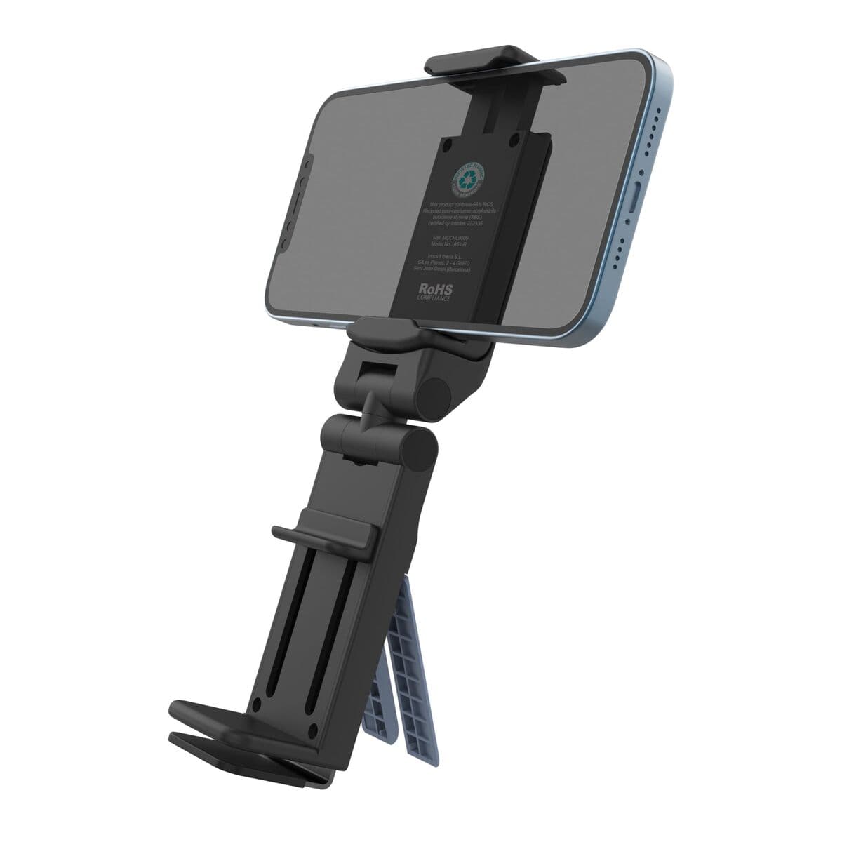 Moniasentoinen kännykkäteline kiinnittimellä Muvit MCCHL0009 Musta Muovinen - Image 9