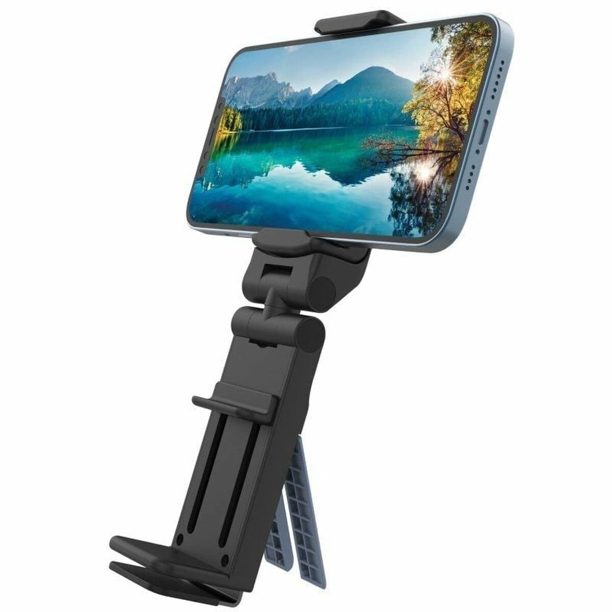 Moniasentoinen kännykkäteline kiinnittimellä Muvit MCCHL0009 Musta Muovinen - Image 2