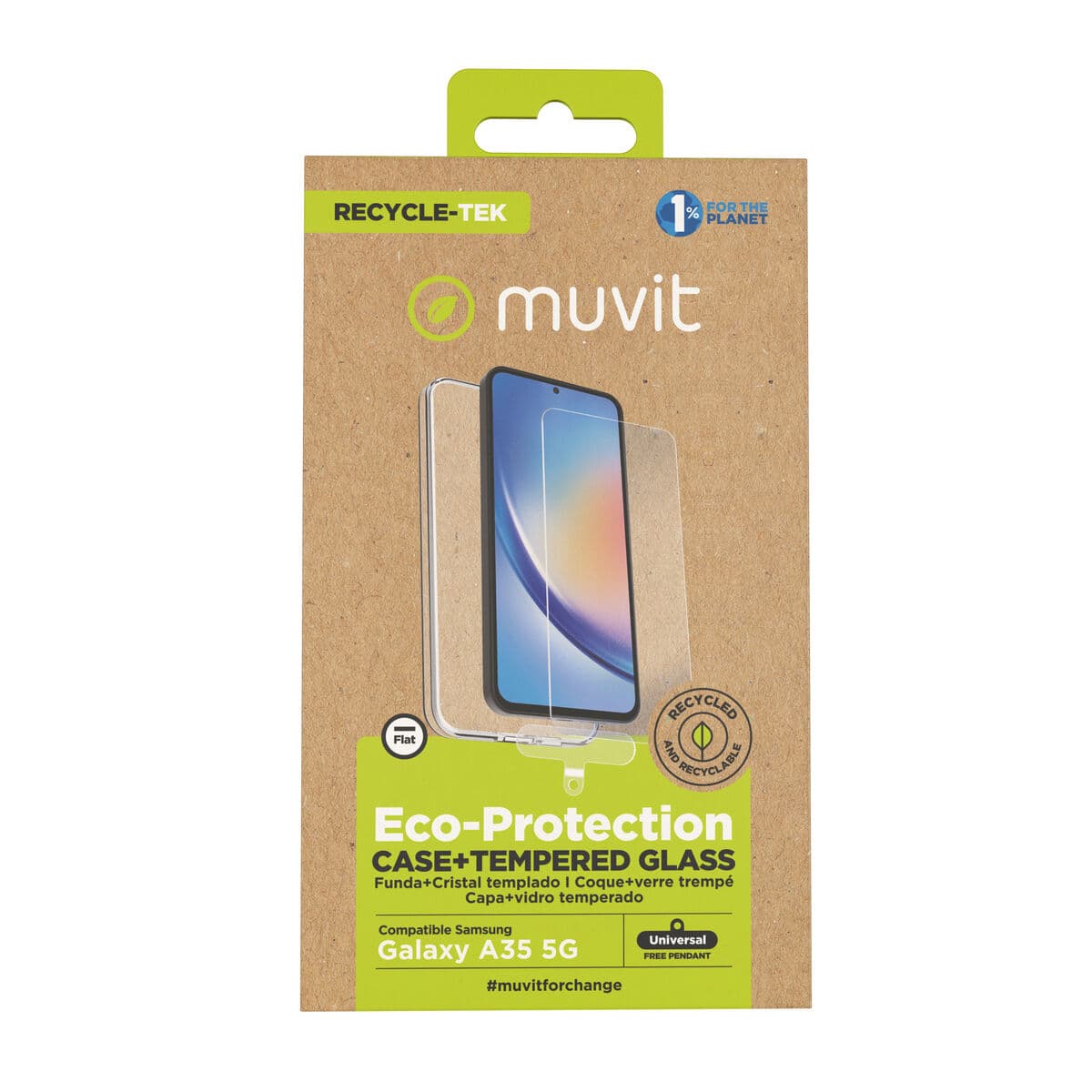 Housse et Protecteur pour Téléphone Portable Muvit for Change Samsung Galaxy A35 5G Samsung Galaxy A34 5G