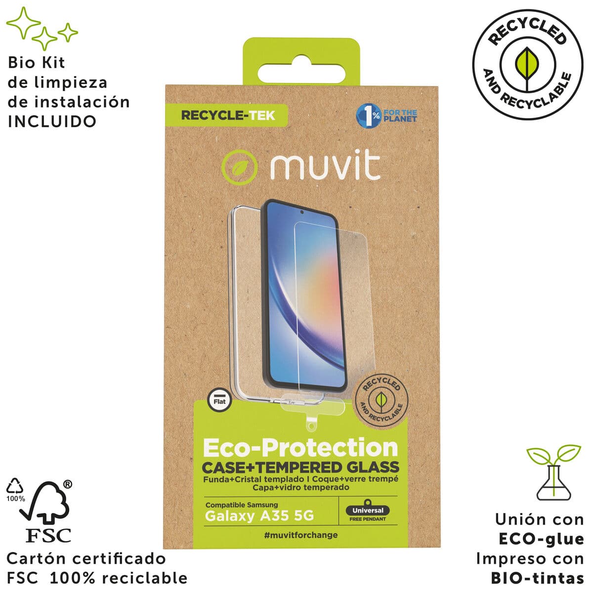 Housse et Protecteur pour Téléphone Portable Muvit for Change Samsung Galaxy A35 5G Samsung Galaxy A34 5G - Image 5