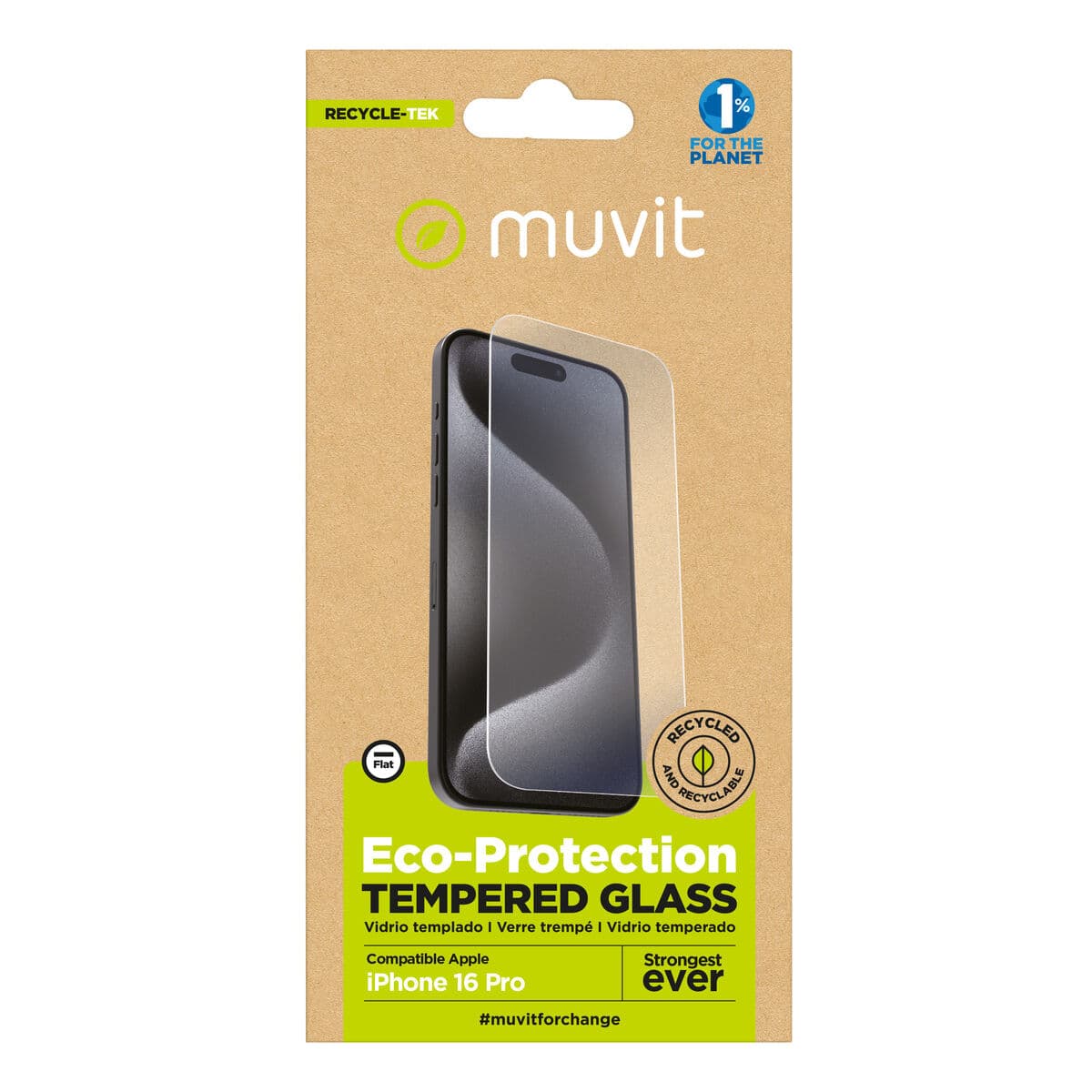 Protector de Ecran pentru Mobil Muvit iPhone 17/17 Pro/16 Pro