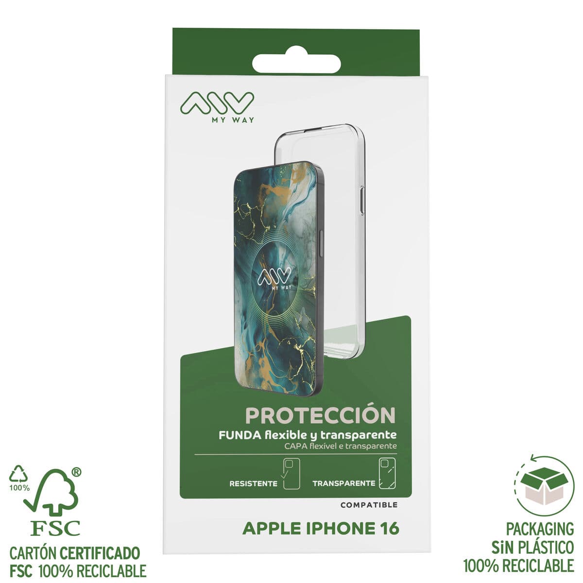 Protection pour téléphone portable Myway iPhone 16 - Image 4
