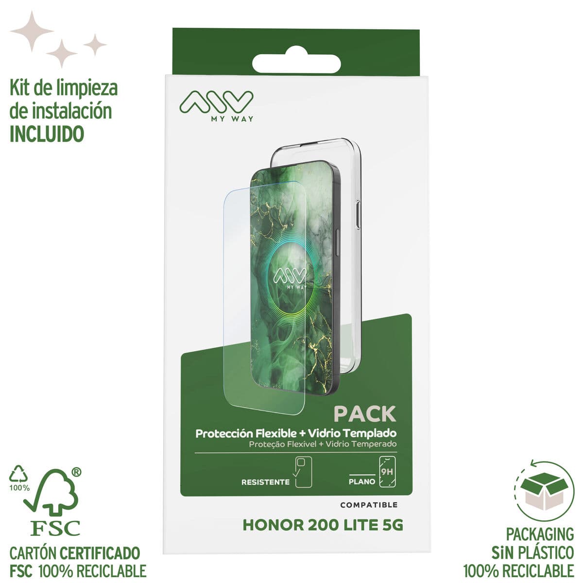 Housse et Protecteur pour Téléphone Portable Myway Honor 200 Lite 5G - Image 4