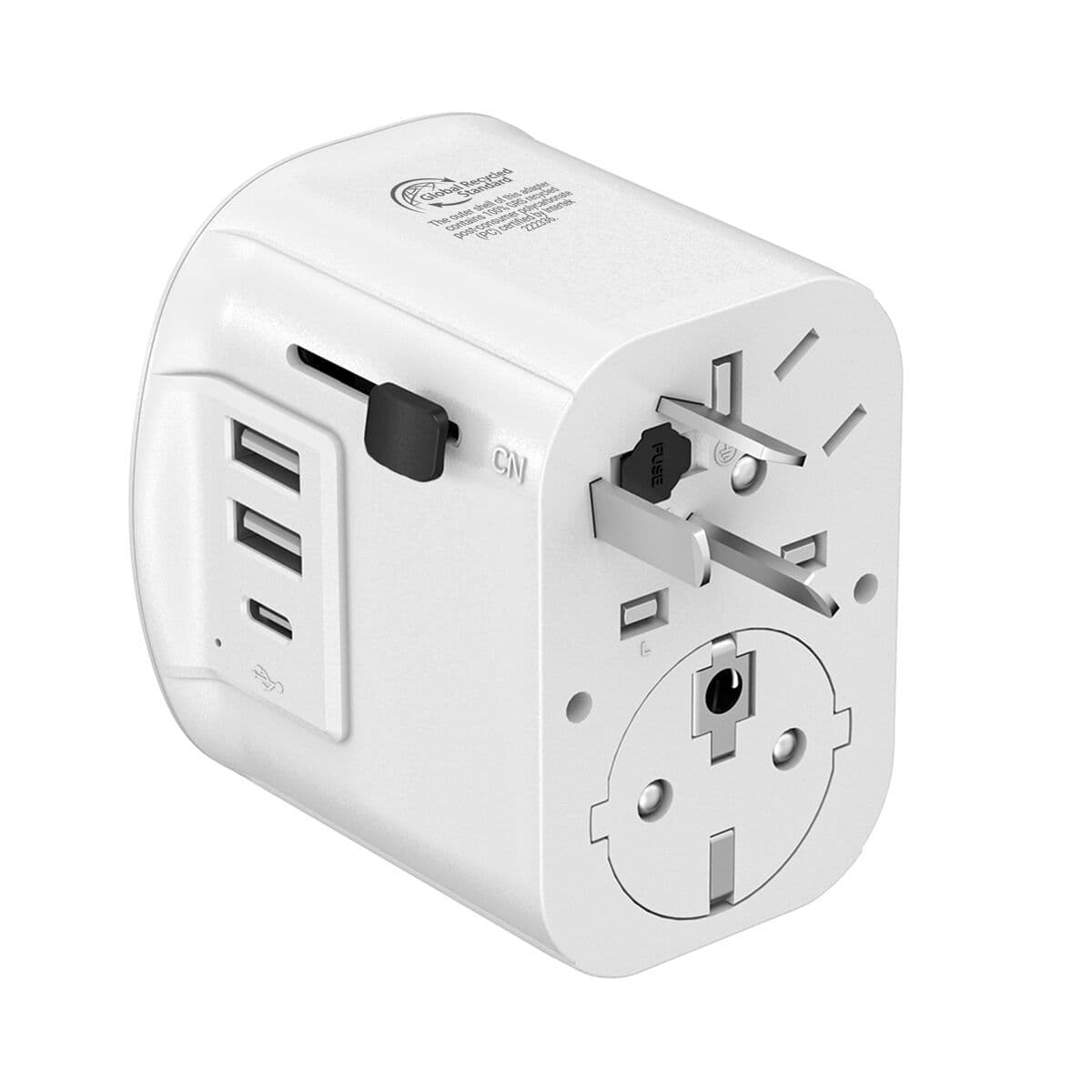 Univerzalni putni adapter za utičnicu Muvit MCADP0006 Bijela 150 W 15 w - Image 15
