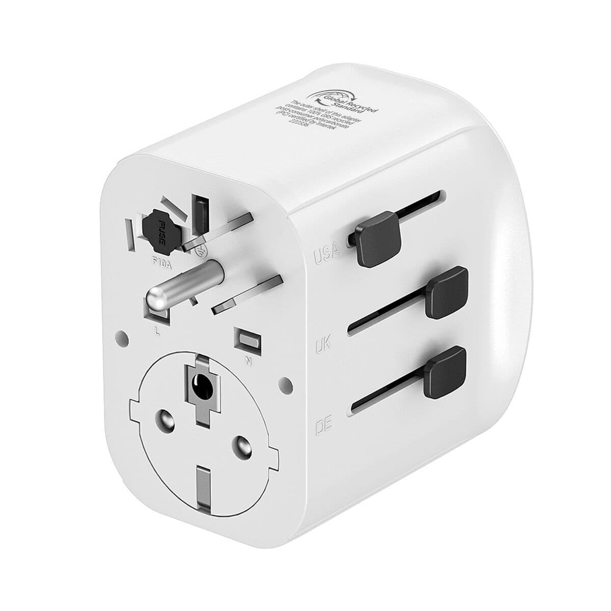 Univerzalni putni adapter za utičnicu Muvit MCADP0006 Bijela 150 W 15 w - Image 17