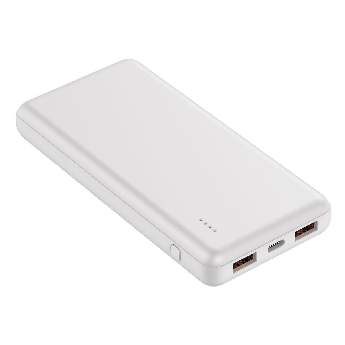 myway power bank 10.000 mAh USB 2 puertos 2A + cable tipo C blanca - Image 5