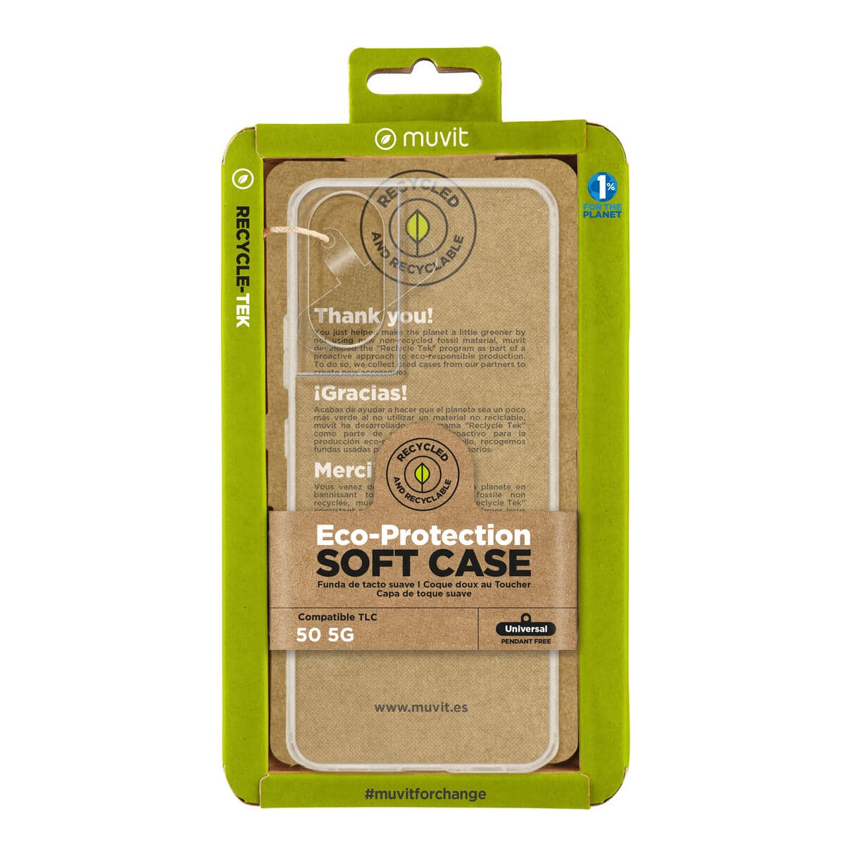 Protection pour téléphone portable Muvit for Change TCL 50 5G