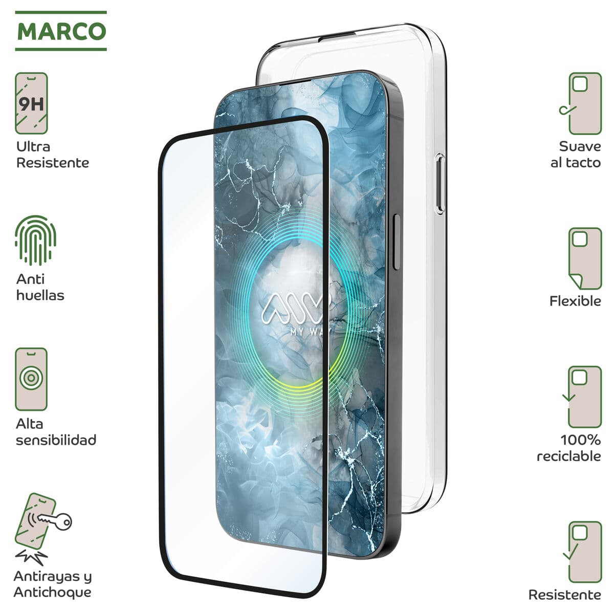 Housse et Protecteur pour Téléphone Portable Myway Oppo Reno 12FS 5G Oppo Reno 4Z 5G - Image 2