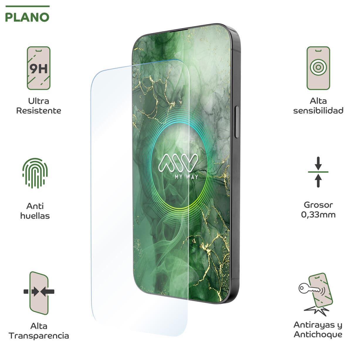 Film Protecteur pour Téléphone Portable Myway Xiaomi 14T 5G/14T Pro 5G - Image 2