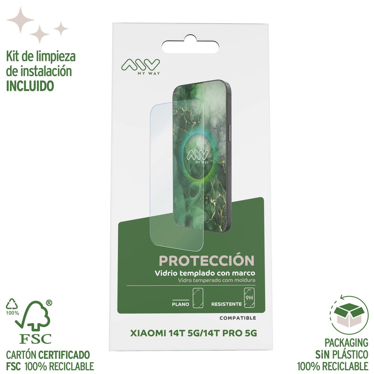 Film Protecteur pour Téléphone Portable Myway Xiaomi 14T 5G/14T Pro 5G - Image 4