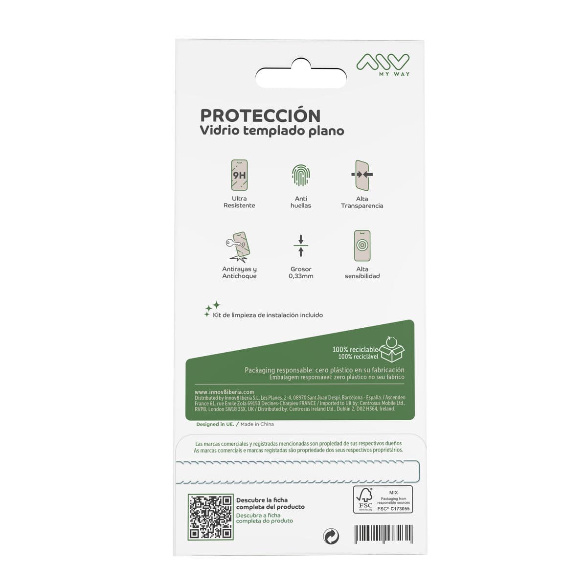 Film Protecteur pour Téléphone Portable Myway Xiaomi 14T 5G/14T Pro 5G - Image 5