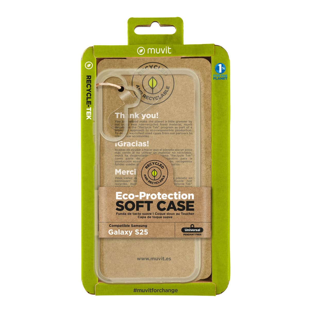 Mobilfodral Muvit for Change Samsung Galaxy S25 Galaxy S25