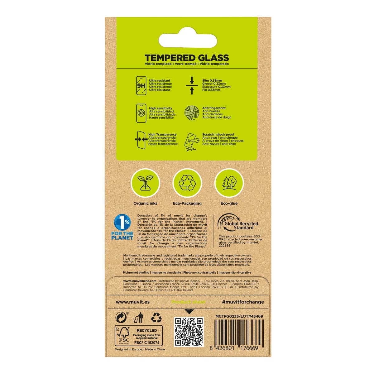 Film Protecteur pour Téléphone Portable Muvit for Change Galaxy S25 Plus/S24 Plus - Image 5