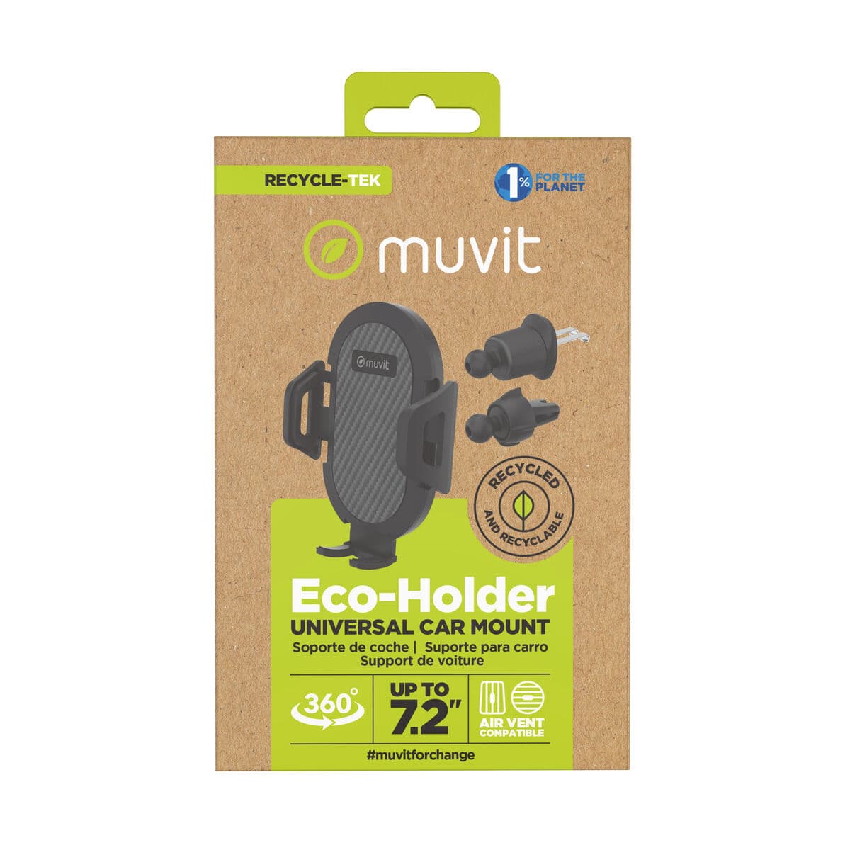 Bilhållare Muvit Svart 7" - Image 12