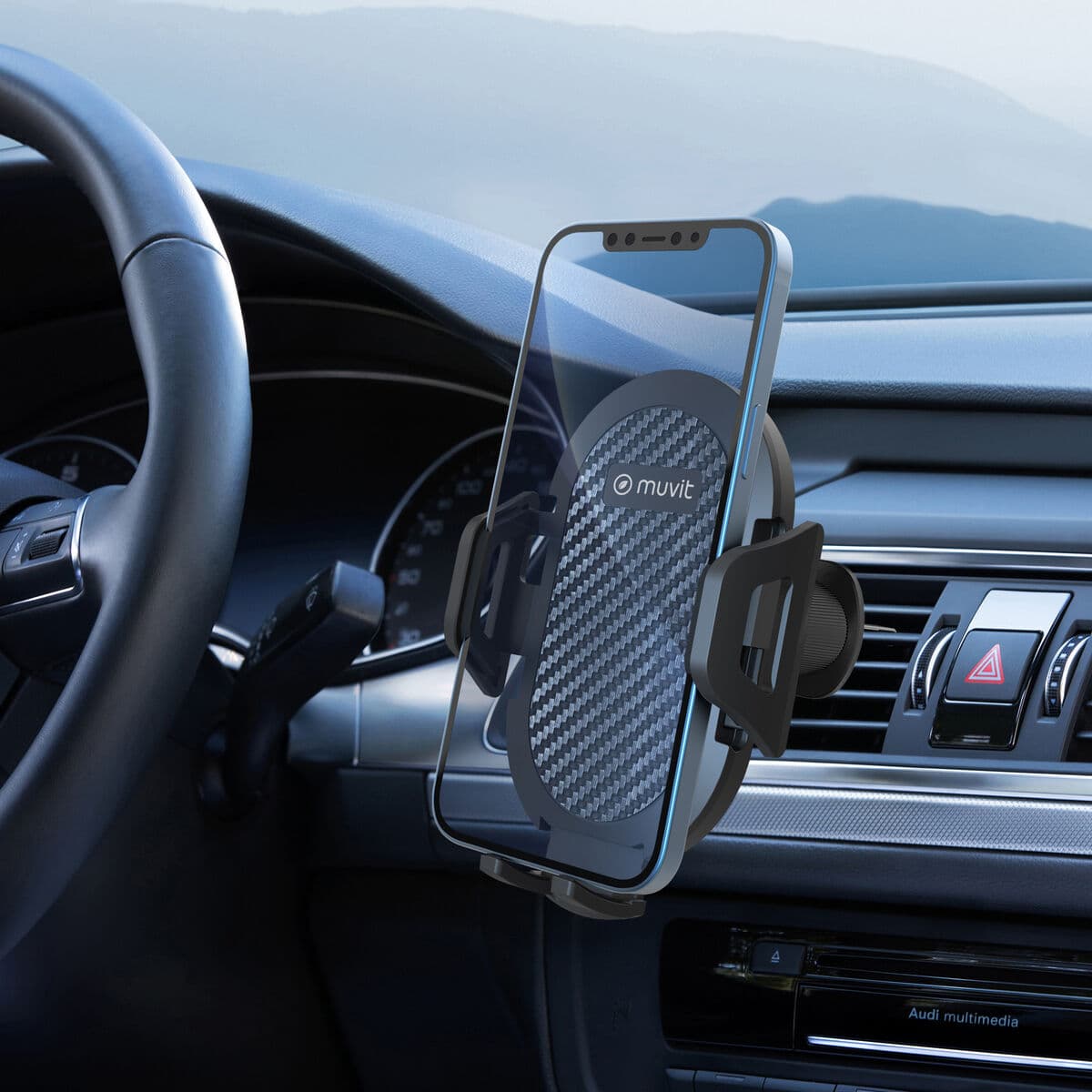 Bilhållare Muvit Svart 7" - Image 3