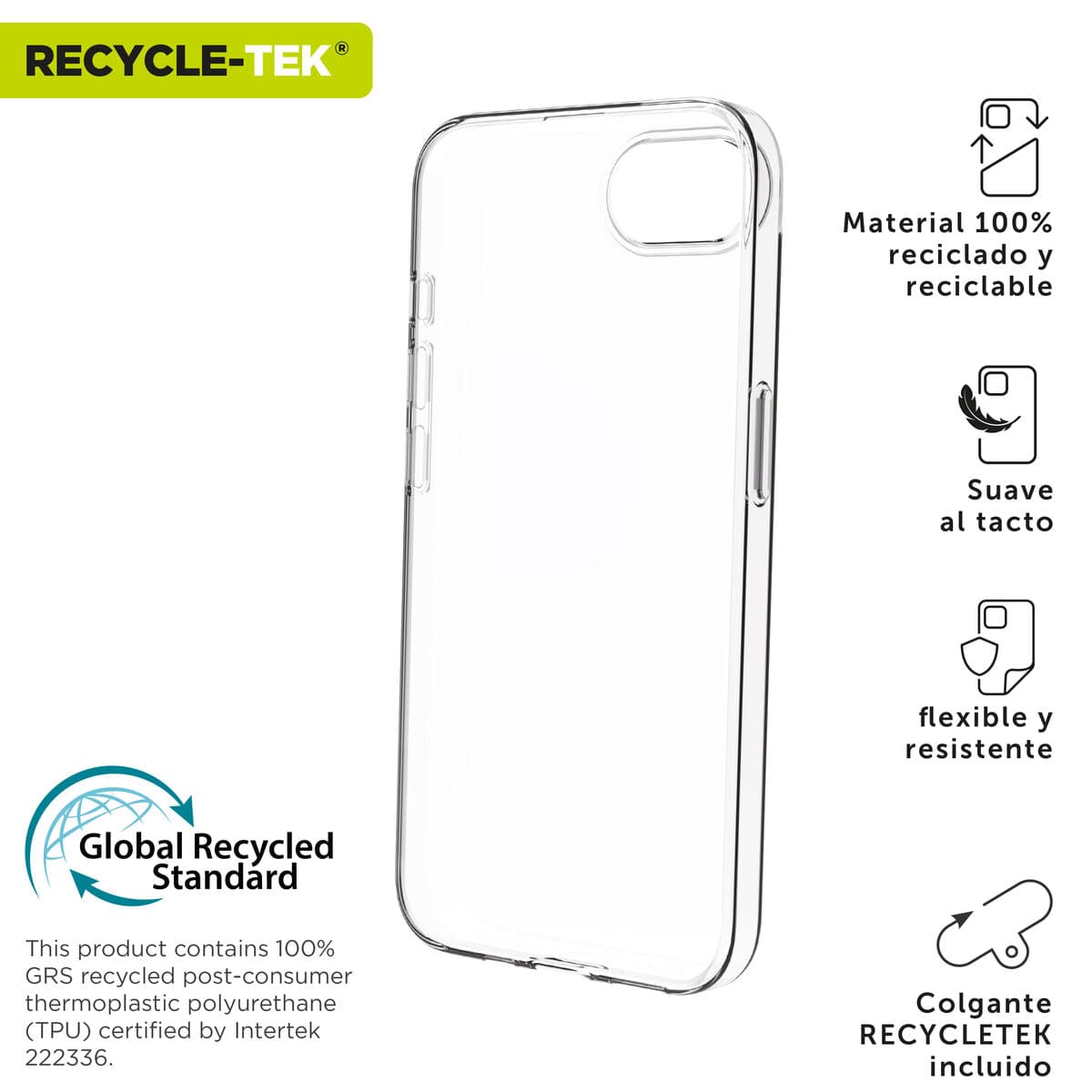 Custodia per Cellulare Muvit for Change IPhone 16e Trasparente - Image 2