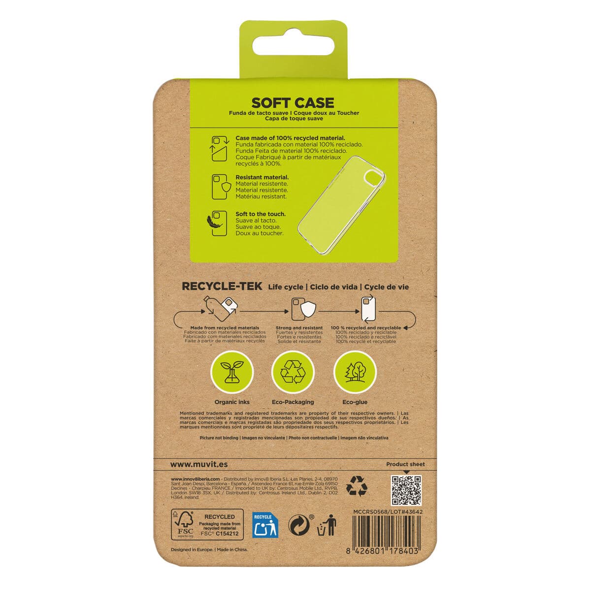Custodia per Cellulare Muvit for Change IPhone 16e Trasparente - Image 5