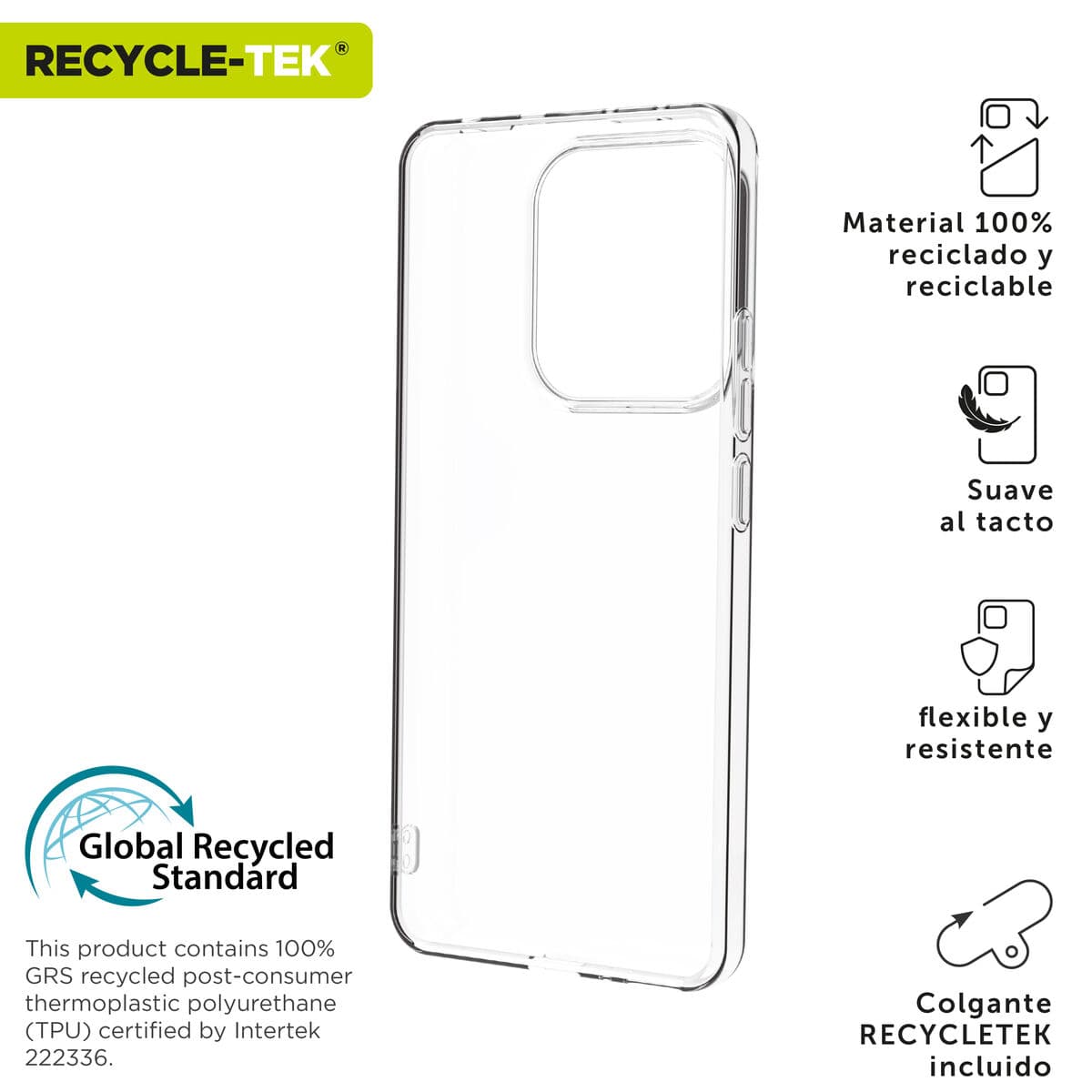 Protection pour téléphone portable Muvit Transparent - Image 2