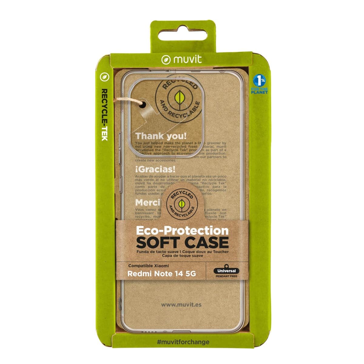 Protection pour téléphone portable Muvit Transparent - Image 7