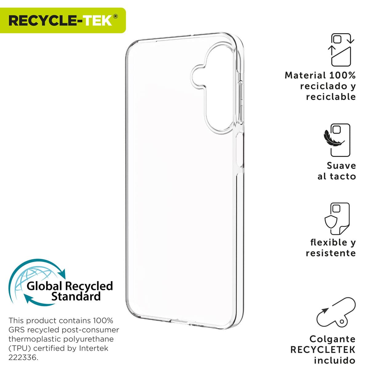Protection pour téléphone portable Muvit for Change Galaxy A26 5G Transparent - Image 2
