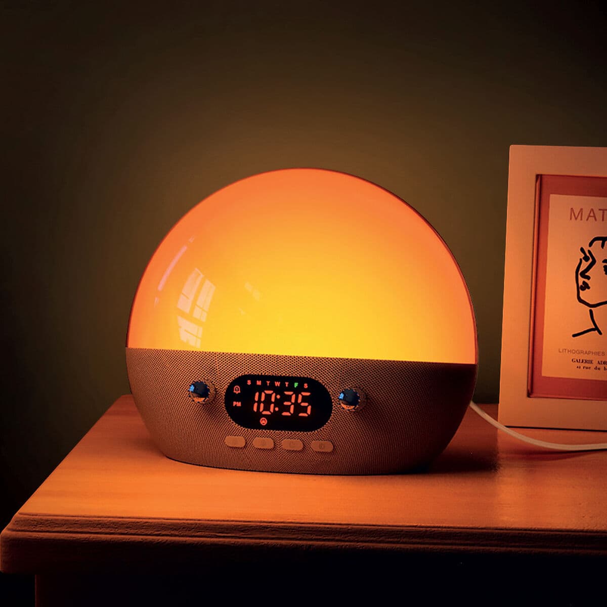 Tischlampe Muvit SSM-S Gelb - Image 9