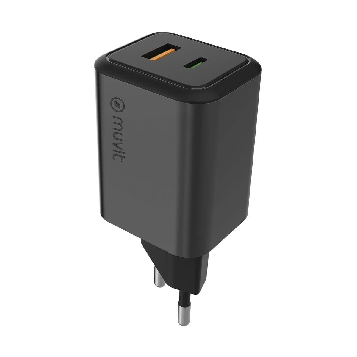 Sieninis įkroviklis Muvit WCEU66-45-AC Balta 45 W - Image 2