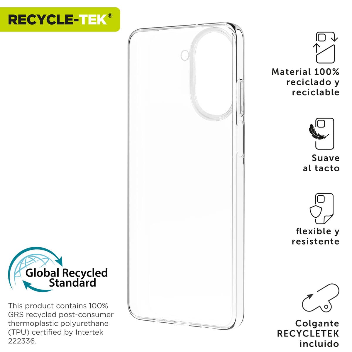 Mobilfodral Muvit for Change Xiaomi Redmi A5 4G Transparent - Image 2